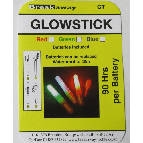 Breakaway Glowstick LED Rod Tip Light With Holder Lennys Tackle